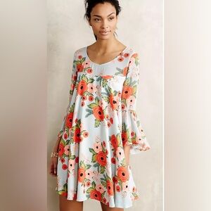 Rifle Paper Co. Paper Fluttered Blooms Swing Dress